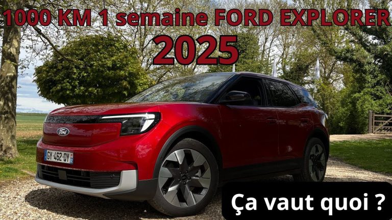 Le Ford Explorer électrique est un SUV moderne, spacieux et confortable, pensé pour les familles et les longs trajets.