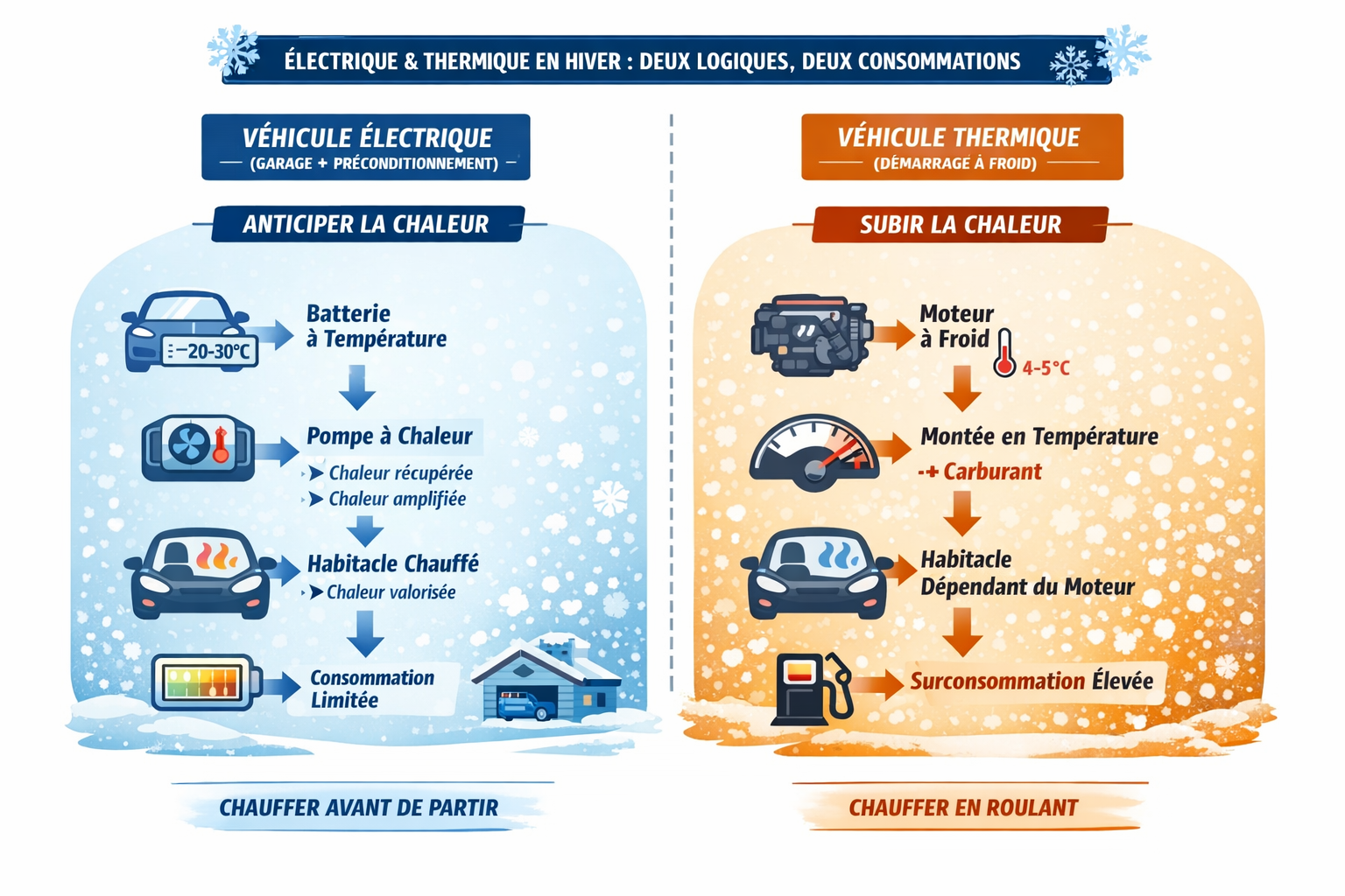sema thermique vs électrique